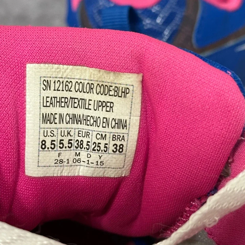 Skechers Skech-Air Supreme Sneakers Women 8.5 Blue Pink Walking Shoes